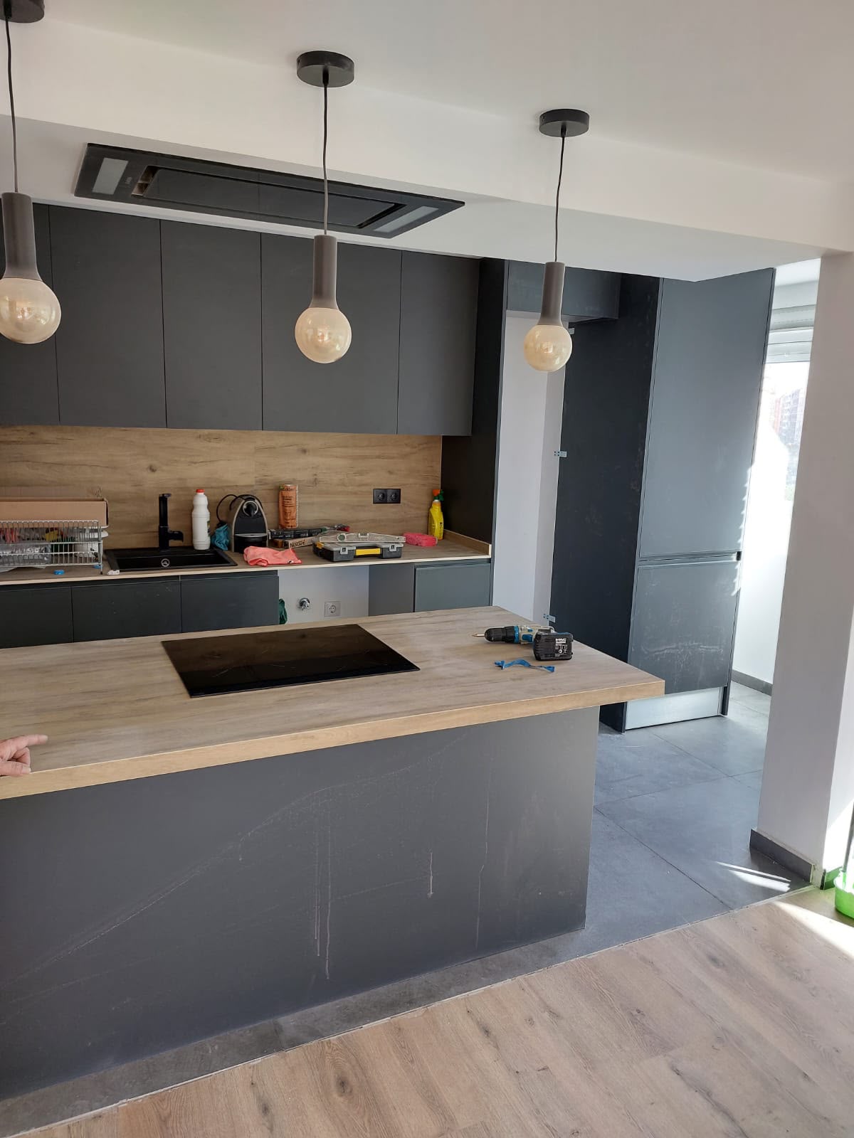 Reforma de cocina abierta con isla