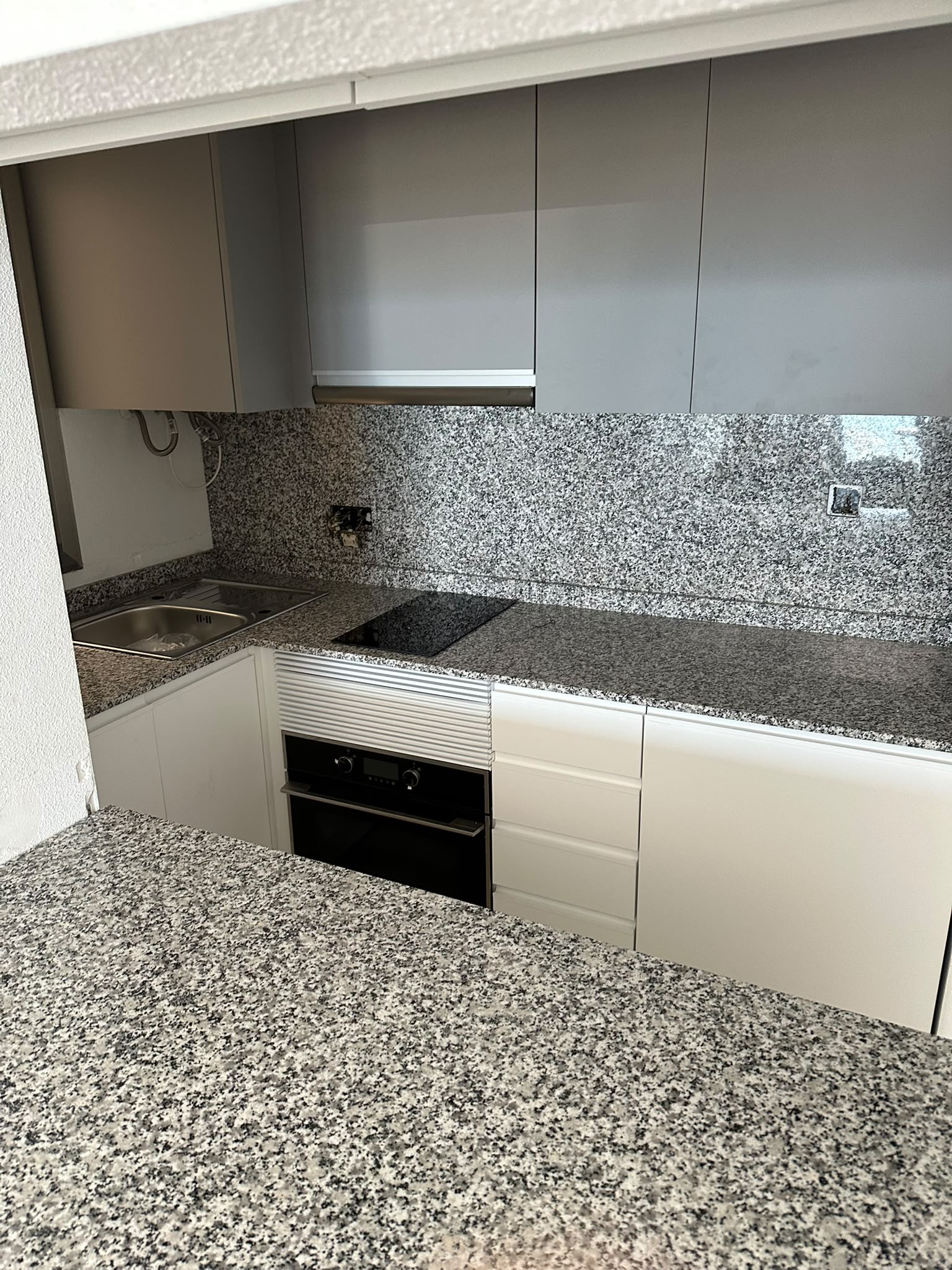 Cocina para pequeño apartamento.